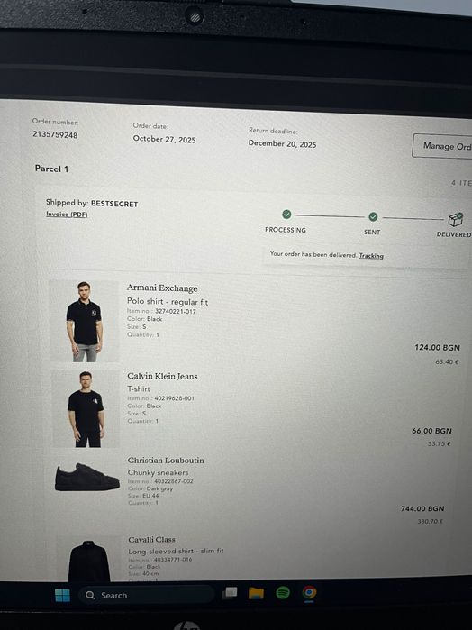 Christian Louboutin 44 номер