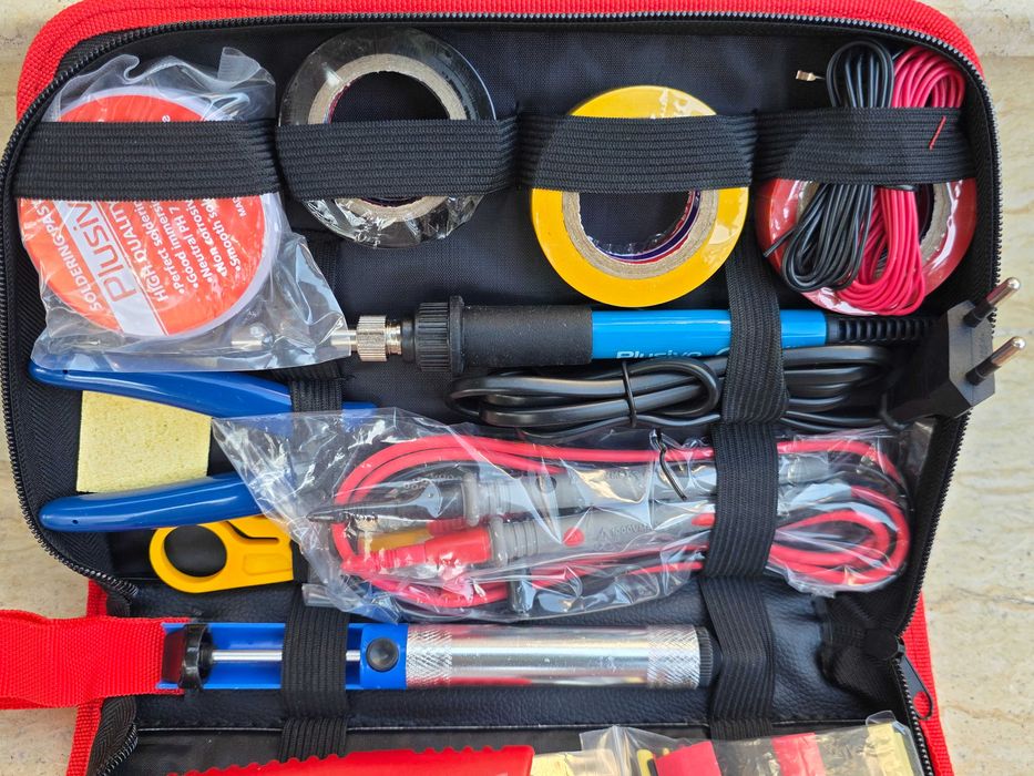 Kit Plusivo pentru Lipit EU cu Multimetru Digital