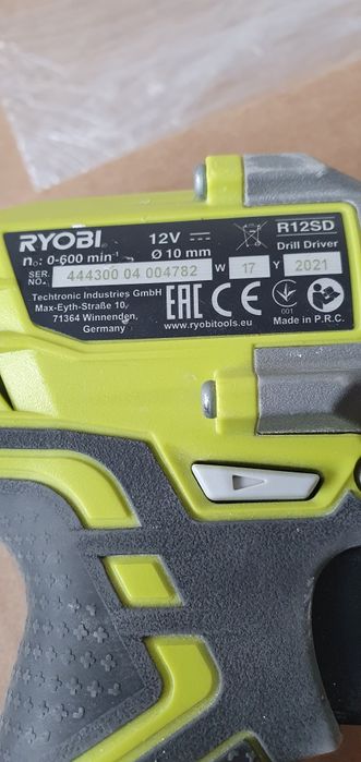 винтоверт ryobi 12v