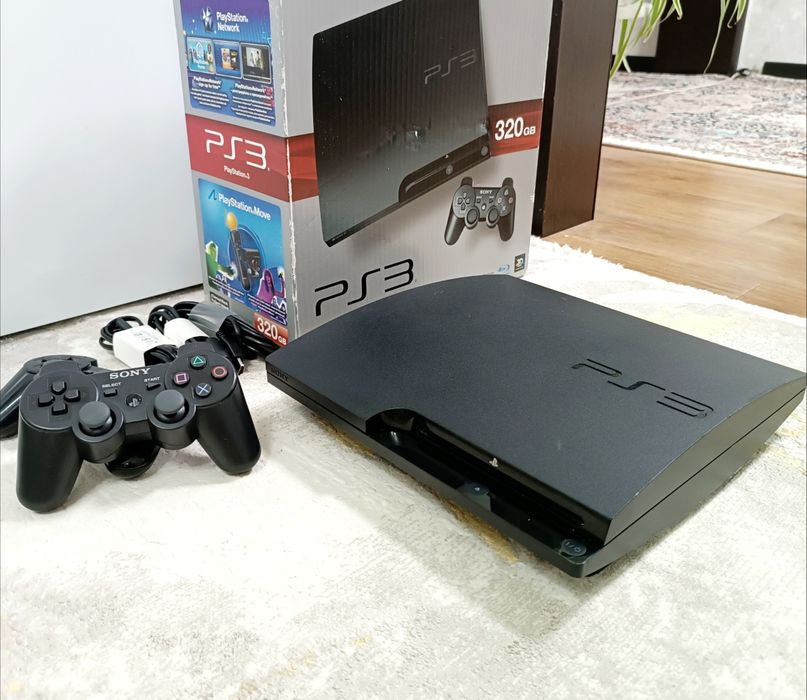 Sony PS 3 Slim + Коробка документы