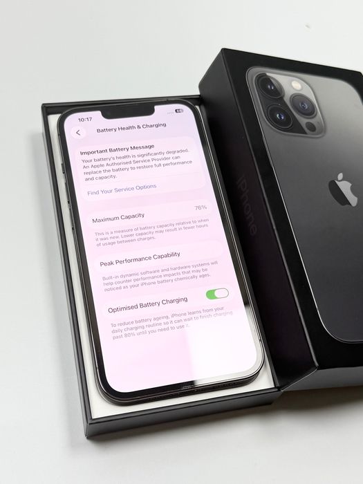 Като нов! Apple iPhone 13 Pro 128ГБ - Graphite