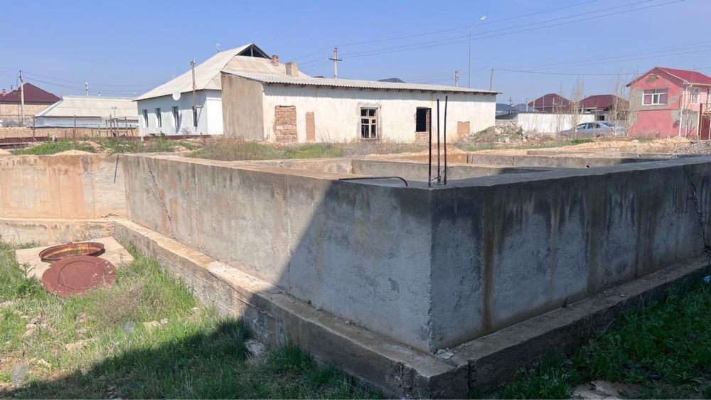 Жер сатылады фундаментпен Продается земля