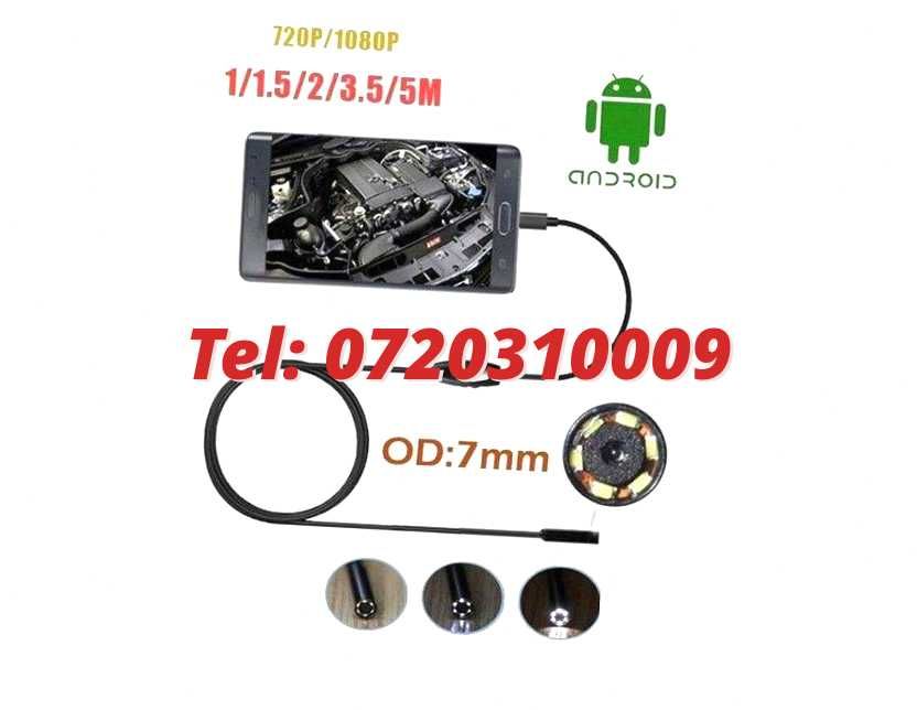 Camera Video Endoscopica Rigida De Inspectie Android / Pc Micro Port Usb 2 M Pentru Conectare Dispozitive Usb Compatibile Cod 362