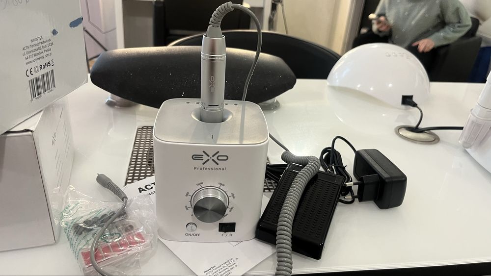 Електрическа пила за нокти Exo CX3 , 40W, 30 000 об/мин, Бяла