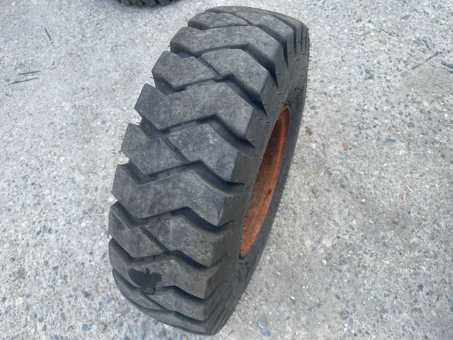 6.00-9 anvelope second hand de stivuitor bkt pl801 cu janta