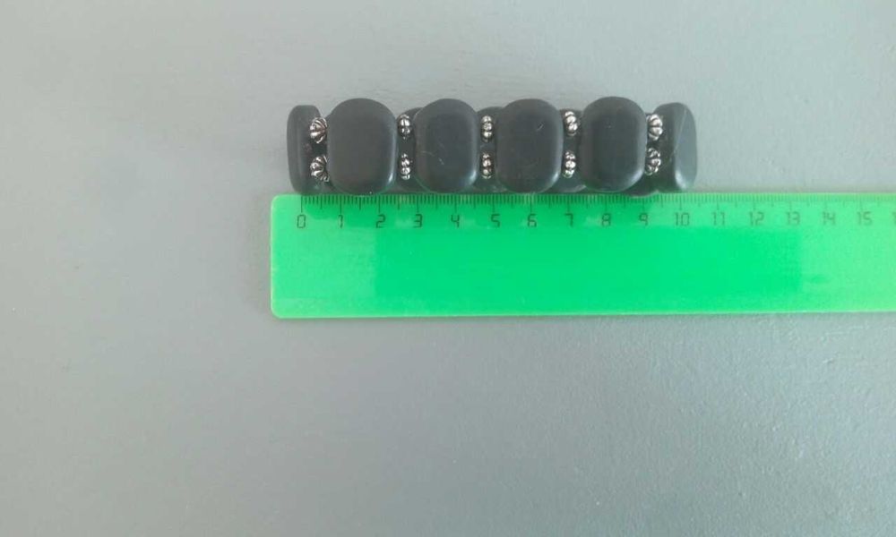 Браслет из черного нефрита Бяньши