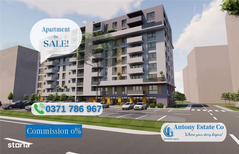 Antony Estate | Apartament NOU de vanzare, 2 camere, Cheriu