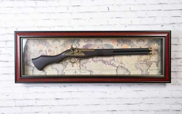 Нова Декорация Пушка/95х30/ -  Старинно Оръжие - Ретро Пистолет/72х48/