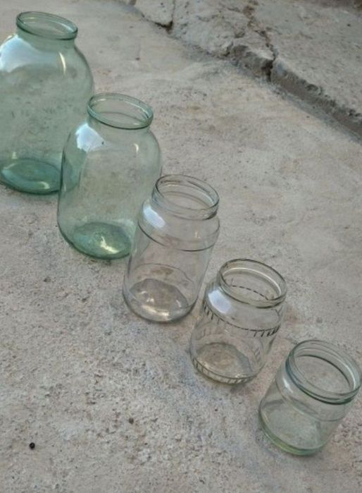 1 литр ва 3 литрли бонкалар бор