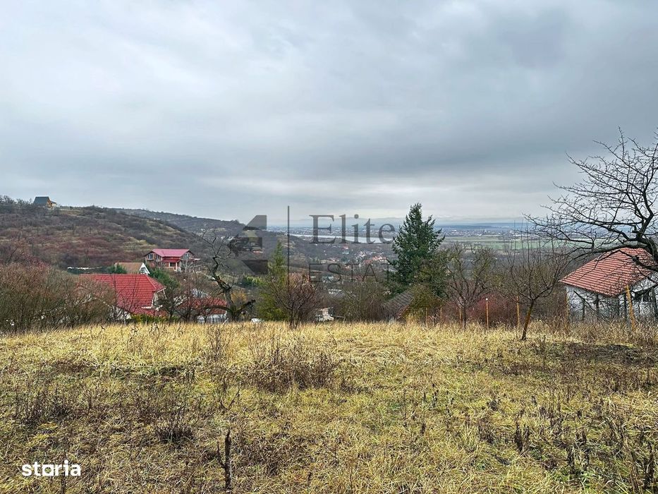 Teren intravilan 1765 mp cu panorama in Cartierul Podgoria