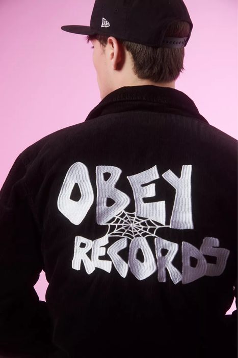 OBEY The Crew Corduroy Jacket ОРИГИНАЛНО мъжко яке - S
