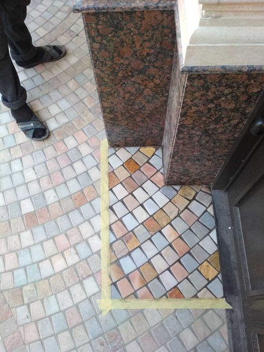 Чистка брусчатки, полировка, удаление пятен, защита мрамора, гранита