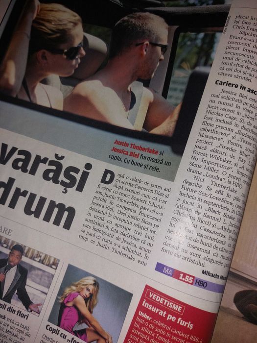 Revista Evenimentul Tv cu Andreea Banica Blondy pe coperta