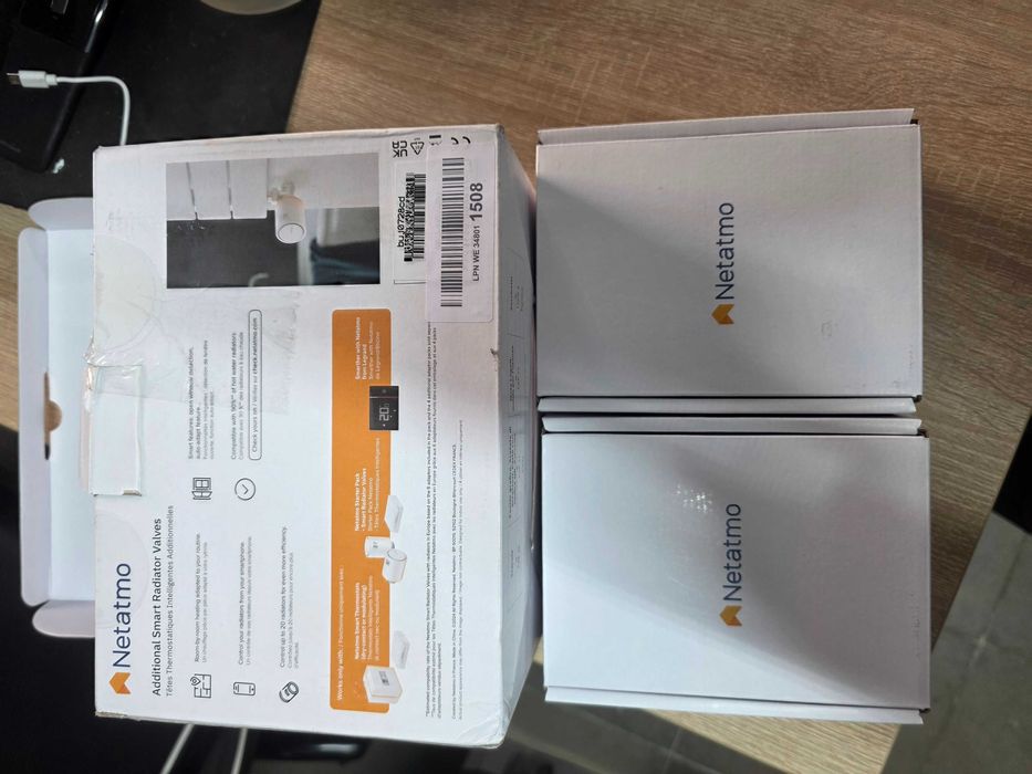 Cap Termostat Smart NETATMO NAV-EN, Wi-Fi, alb