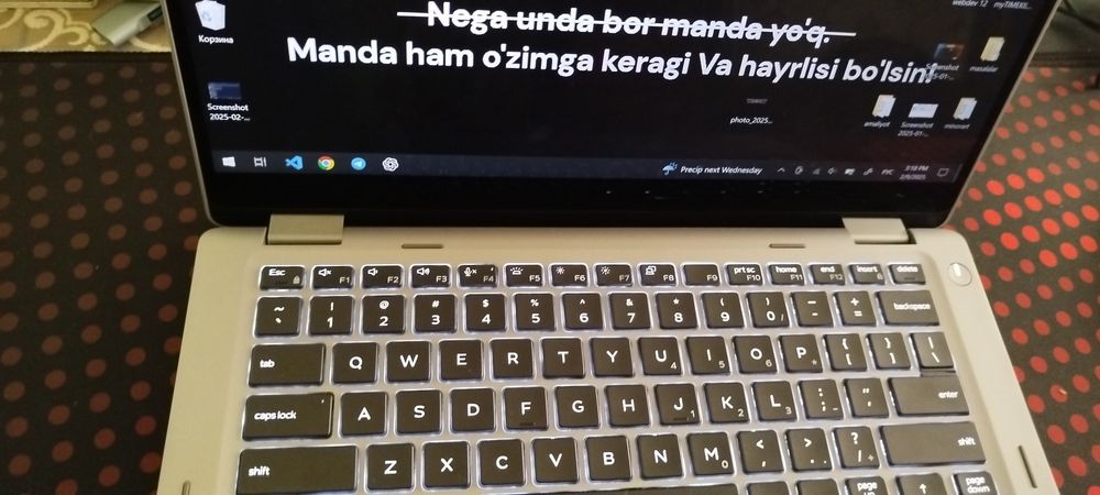 Dell  5310 x360 sensor Intel corei 7 obmen bor gaming noutbookga