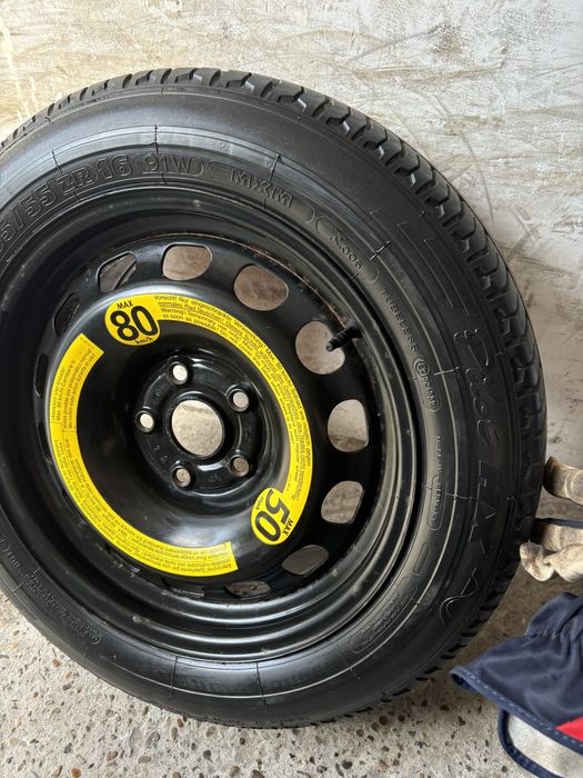 Roata rezerva 205 55 R16 Vw Skoda Seat Audi Superb Passat Octavia Touran Golf Leon Jetta R 16