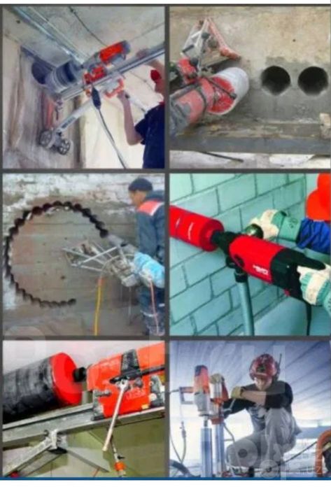 Алмазное буоение и отверстие