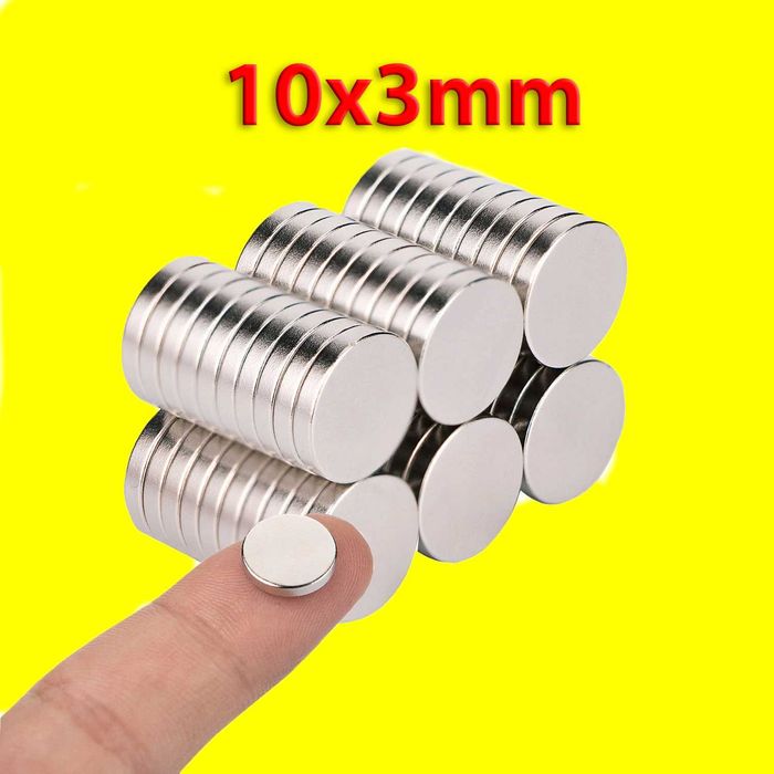 10x3mm неодимов МАГНИТ N52, magnit neodimov, магнити
