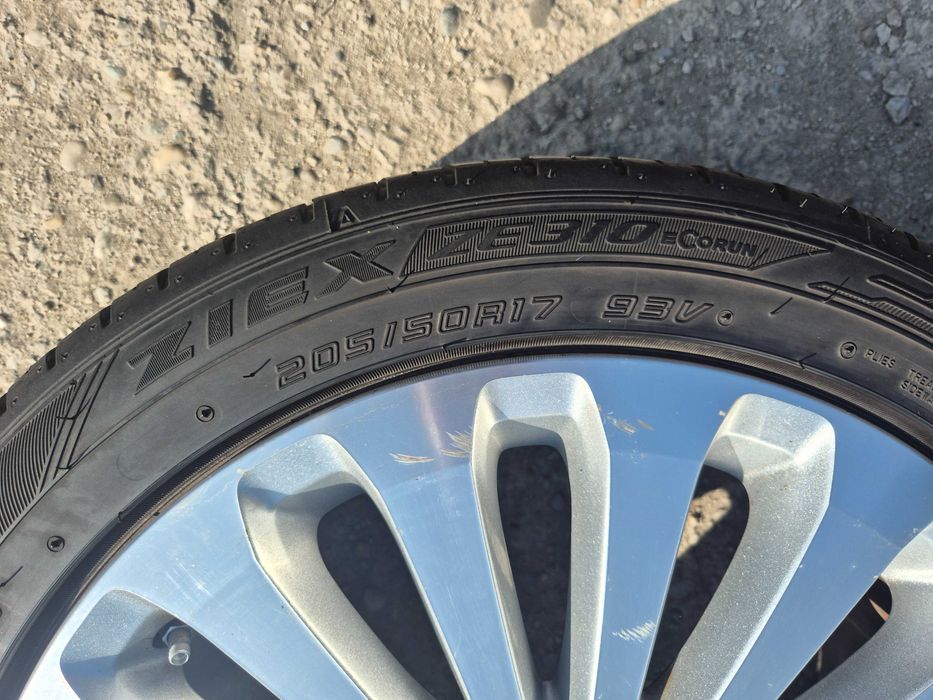 4 ROTI Jante + Anvelope VARA - 205/50/17 - 5x108 17'' OEM Ford Focus Mondeo Curier C-Maxx B-Maxx KUGA SENOZRI