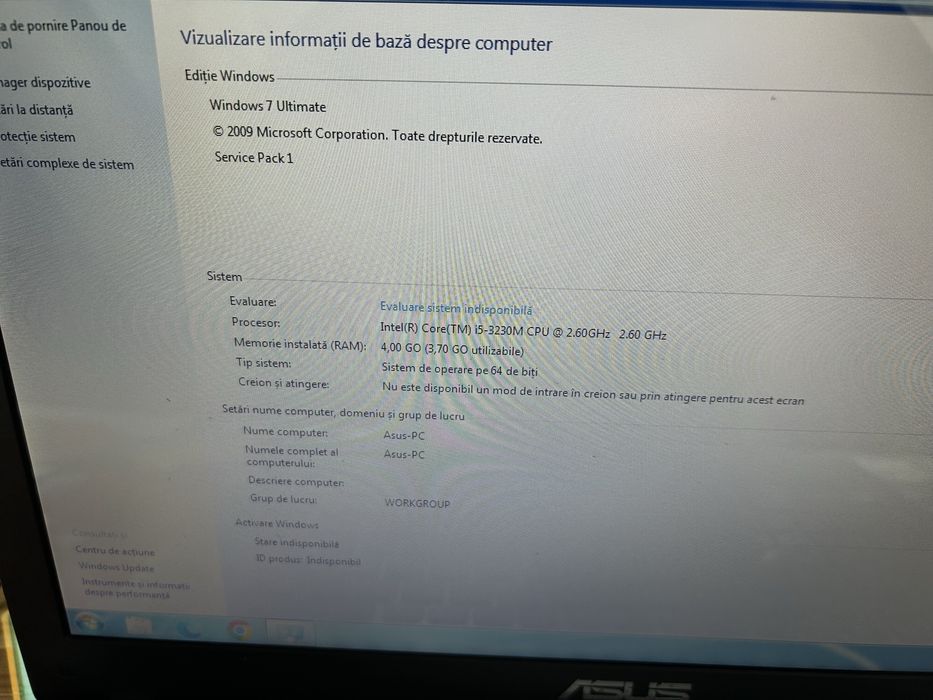 Laptop ASUS I5-3230M