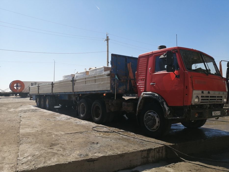 Камаз 54112 с прицепом 13.6