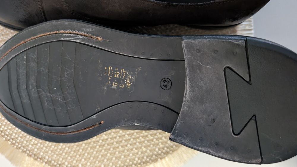 pantofi piele noi fara eticheta 43/29 cm