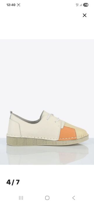 Полуботинки кожаные