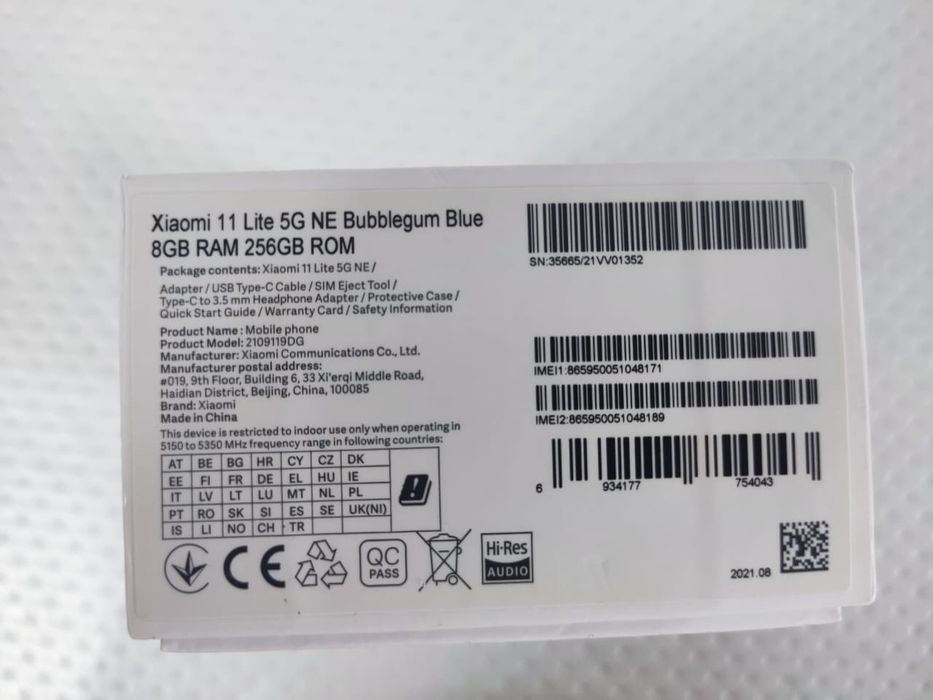 Xiaomi 11 lite 5g ne