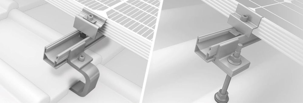 Profil Aluminiu K2 SingleRail Light 3650mm pentru panouri solare