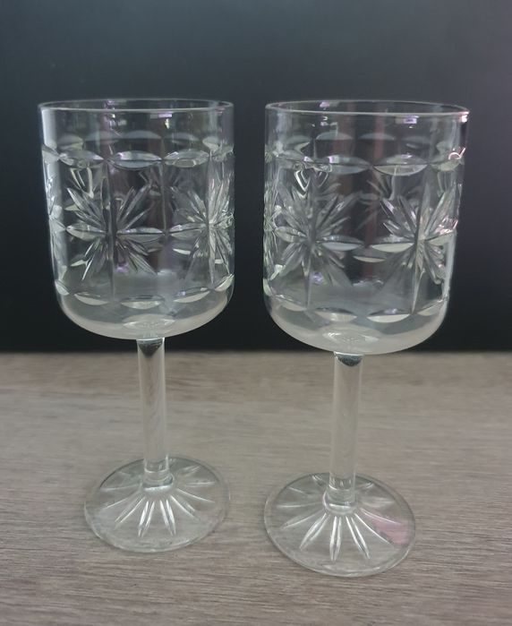 Рюмки, советский хрусталь.