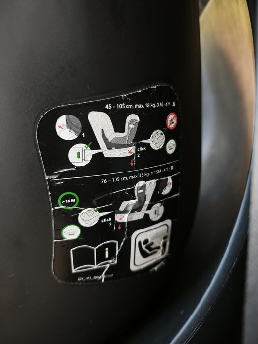 Vând scaun de mașina GB Vaya i size