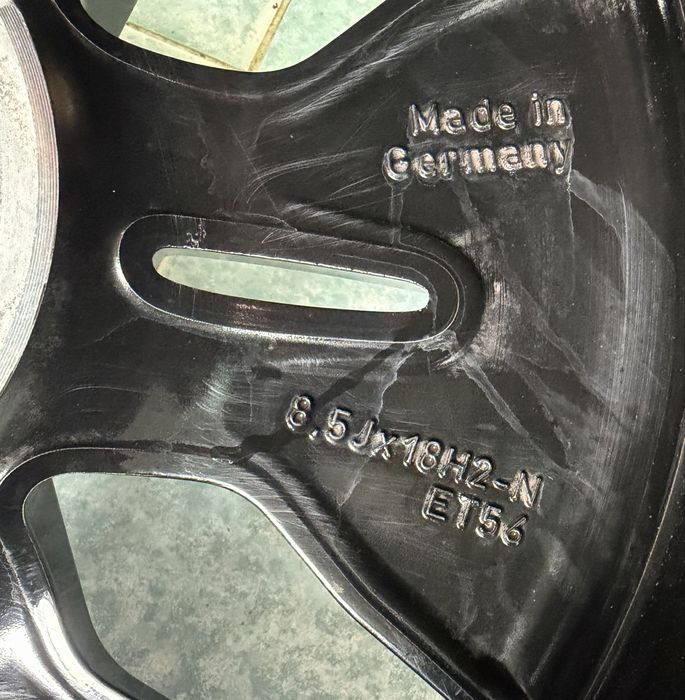 Jante aliaj bicolore R18 originale Mercedes C W205 T205 doua latimi