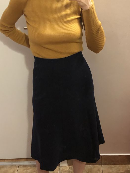 Fusta compozitie lana Uniqlo, mas S mare