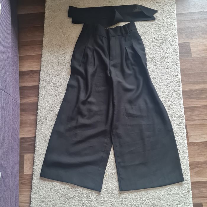 Pantaloni eleganti Zara cu talie inalta