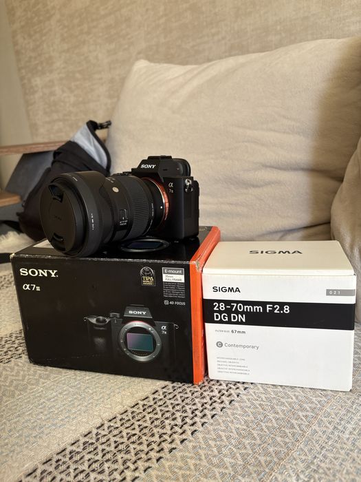 Камера sony a7 iii + sigma 28-70mm 2.8