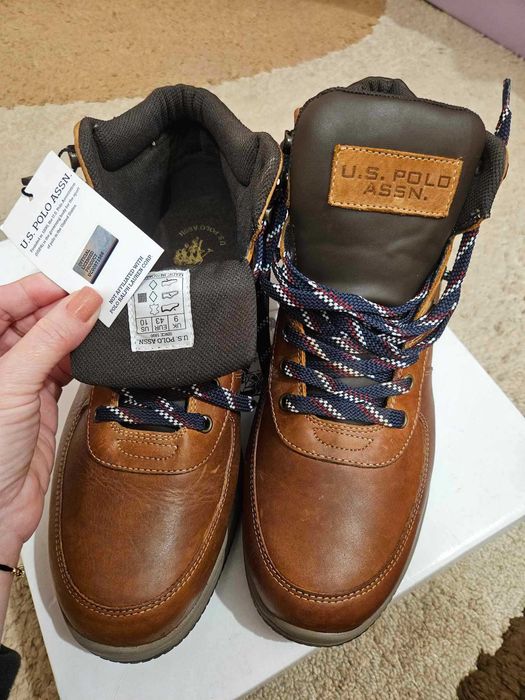 Ghete U.S. Polo Assn. Maro, Marimea 43, Produs Nou cu Eticheta