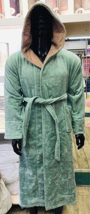 Халат баный с капюшоном