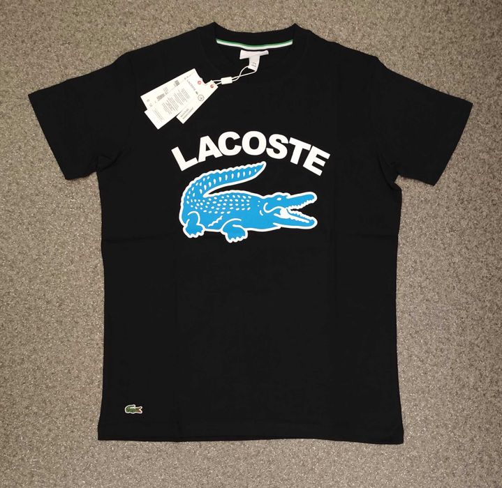 Нова детска мъжка тениска Lacoste памук 100%% фланелка блуза