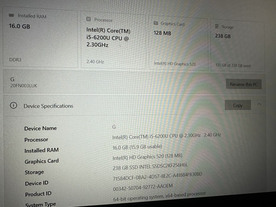 14” Lenovo ThinkPad T410 16GB RAM intel i5 2.30GHz