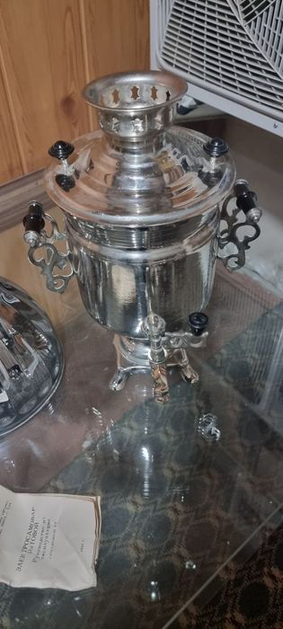 Самовар новый латунь Янги самовар Автоматик