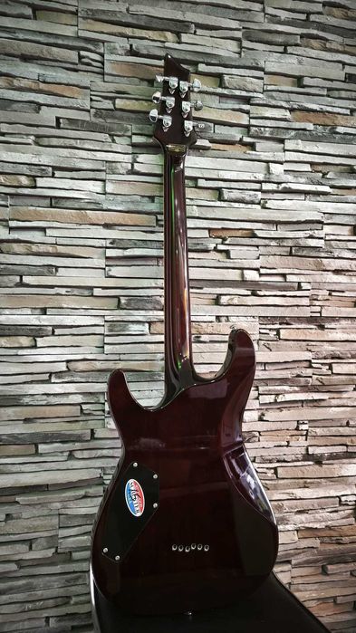 Chitara electrica Schecter C1 neckthrough Korea 2009 Duncan Garantie