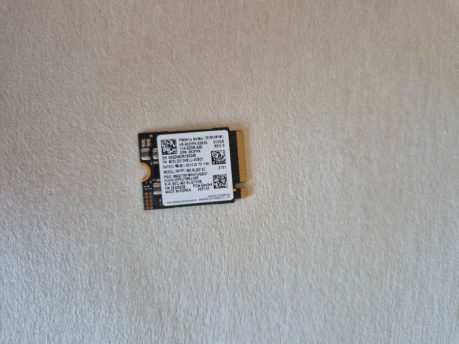 Hard disk SSD 512 GB laptop Samsung