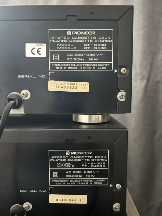 Doua Deck-uri Pioneer ,CT  S330  si CT. S430S