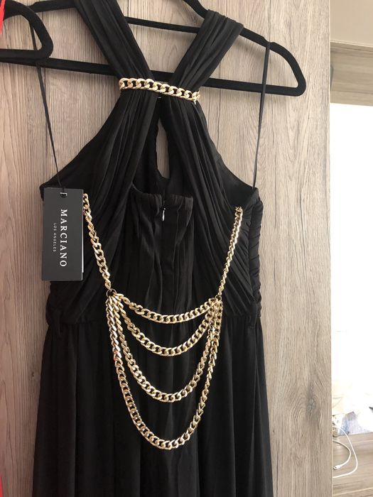 Дълга черна рокля Guess by Marciano