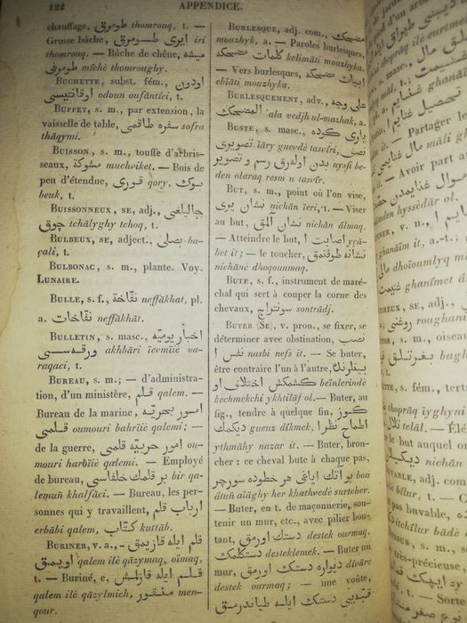 Французско-Турецкий и Турецко-Французский словари 1850г.