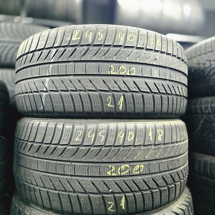 2x 245/40/18 M+S CONTINENTAL 2021 Stare excelentă