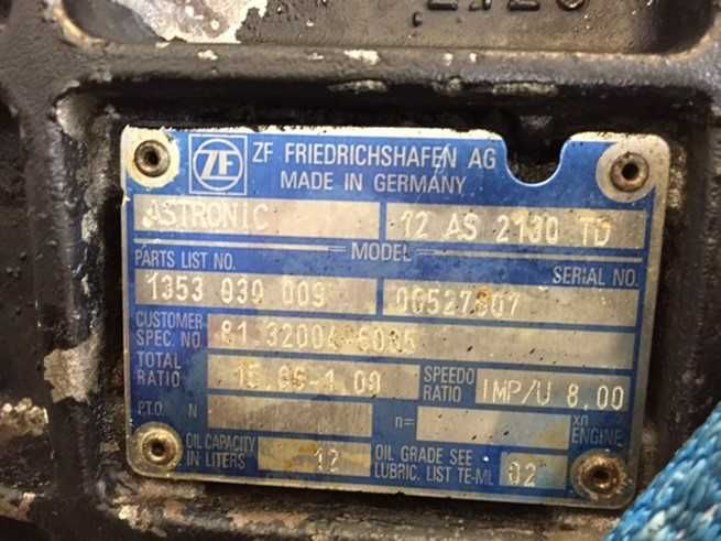 Cutie de viteze ZF Astronic 12 AS 2130TD MAN TGS - Piese de schimb MAN