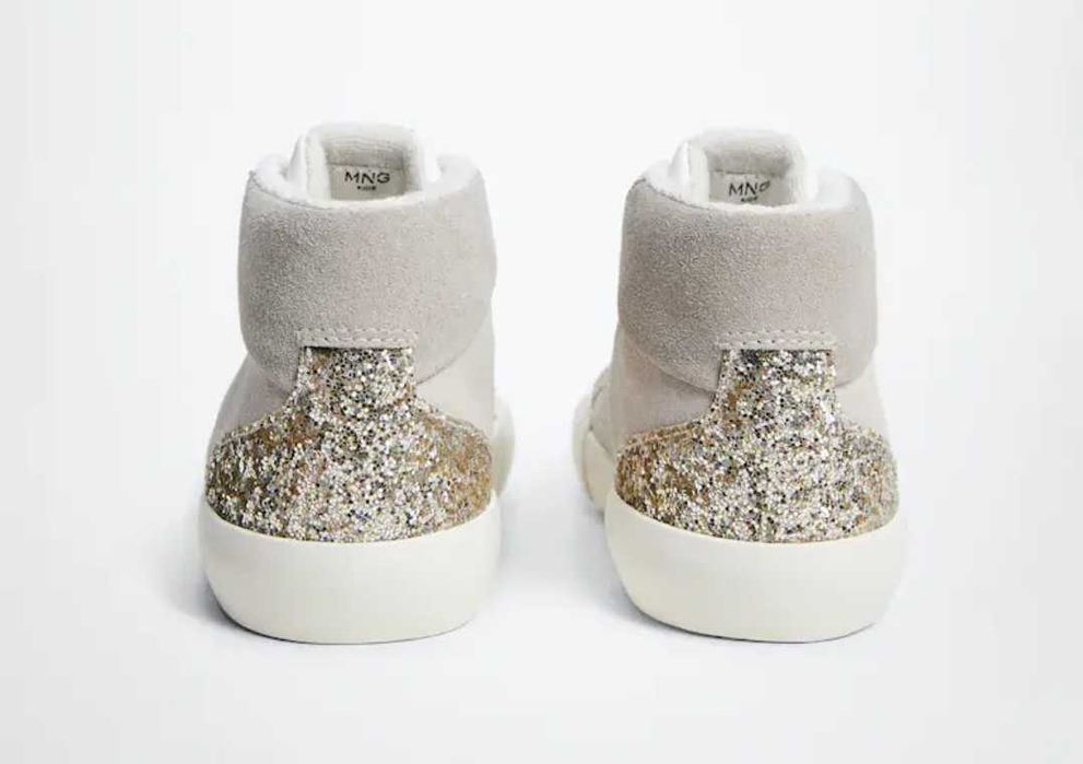 Нови кецове Mango #39 ест кожа