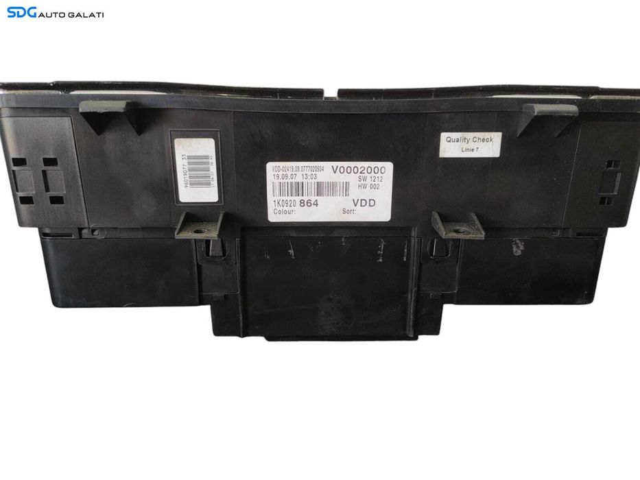 Ceas Ceasuri Cluster Instrumente Bord EUROPA Volkswagen Golf 5 1.4 Benzina BUD 2004 - 2008 Cod 1K0920864 [L5567] [L5568]