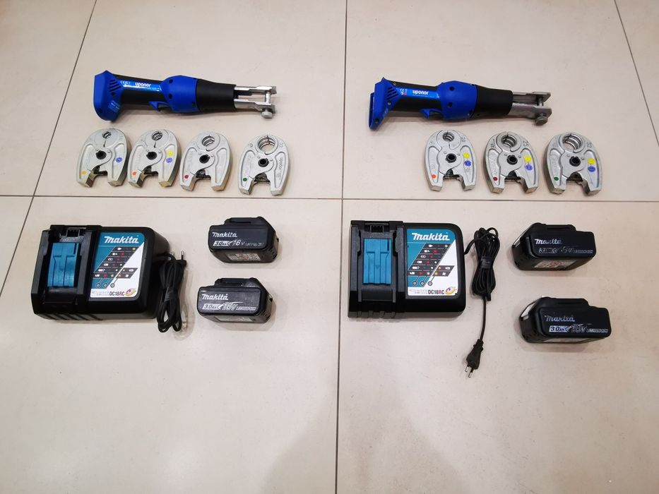 Pistol cuie beton - lemn / Presa setizare